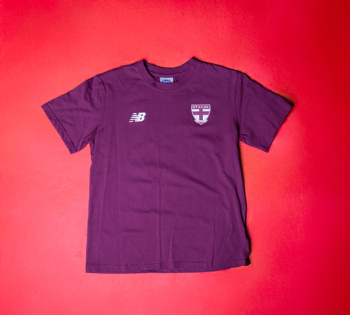 NB Womens Boxy Tee - Maroon