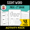 Sight Words Learning Packet