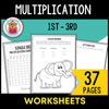 Multiplication Math Practice Workbook