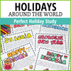 Holidays Around the World Read and Color Book