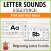 Letter Sounds Hole Punch Activity