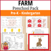 Alphabet Preschool Theme Pack - Farm