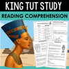 King Tut Reading Comprehension