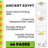 Ancient Egypt Unit Study for 3rd–4th Grade