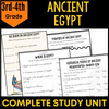 Ancient Egypt Unit Study for 3rd–4th Grade
