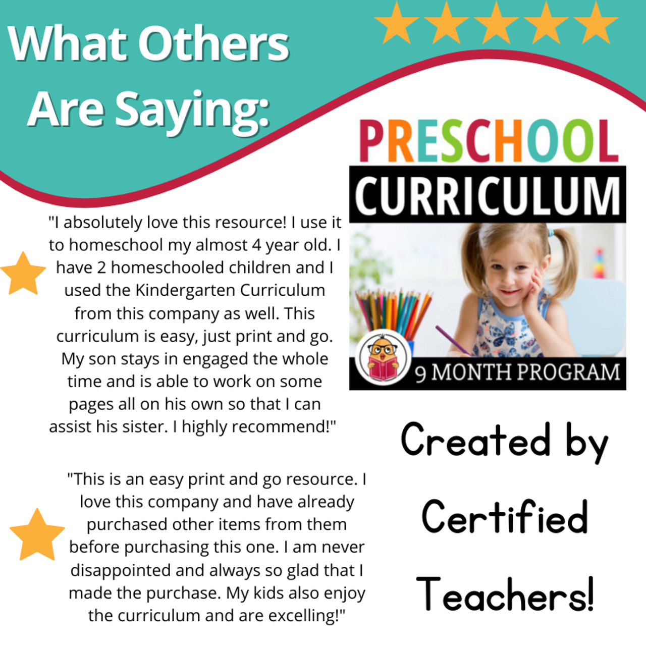 9 Month Preschool Curriculum - DIGTIAL COPY
