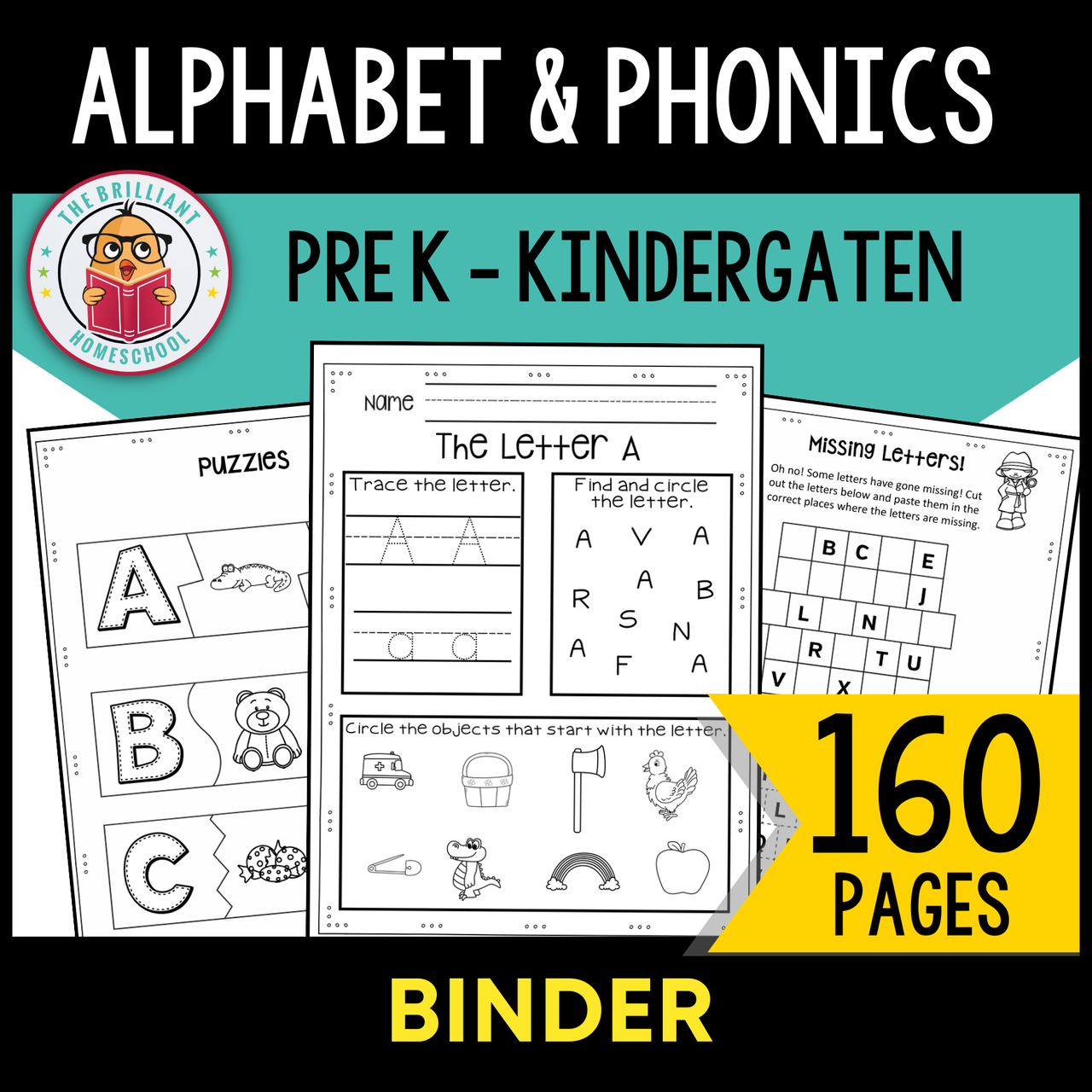 Alphabet and Phonics Worksheets