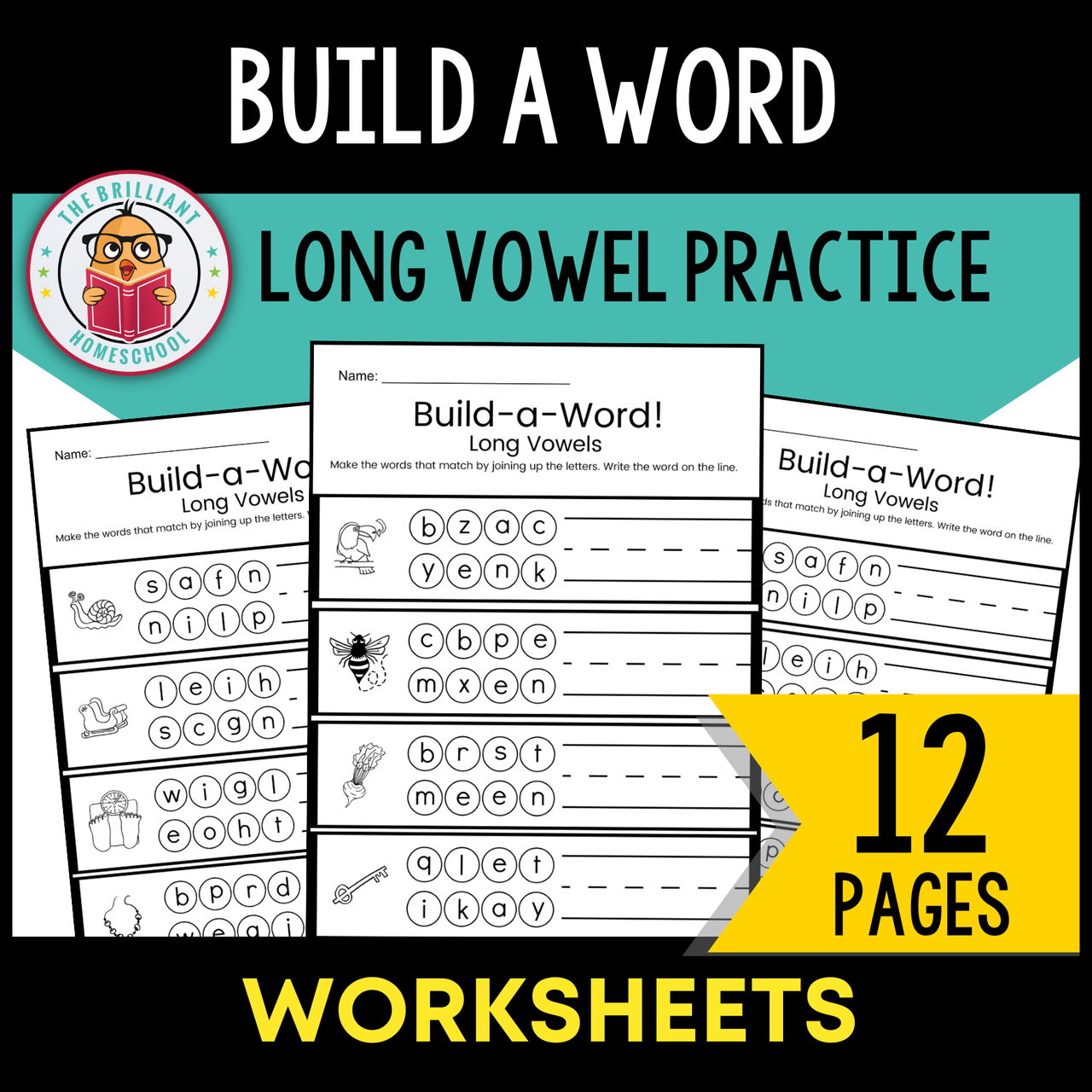 Build A Word - Long Vowels