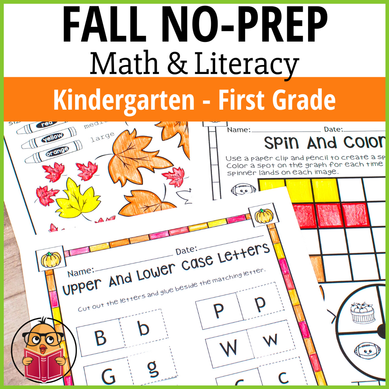 Fall no-prep math & literacy