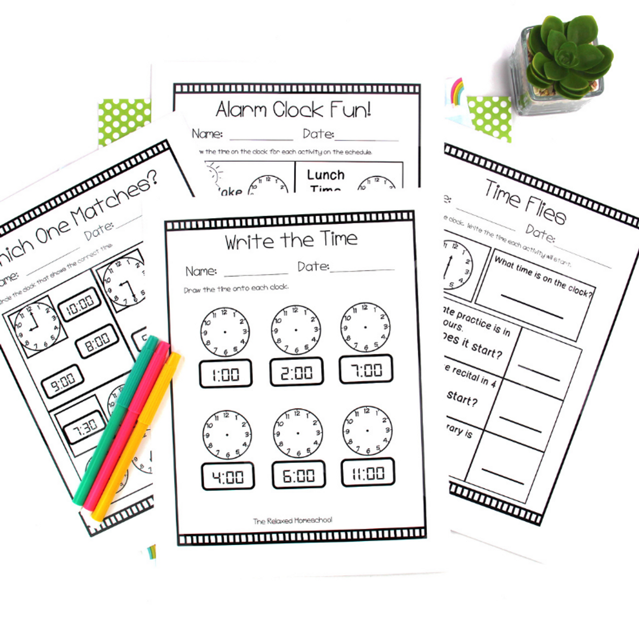 Telling Time Workbook