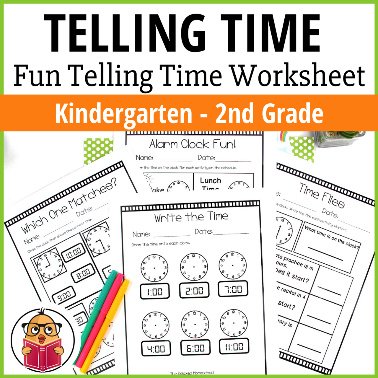 Telling Time Workbook