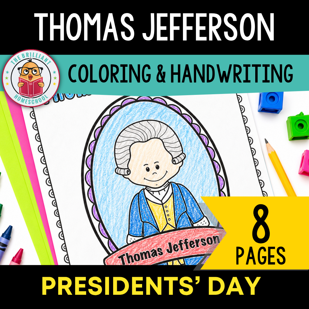 Thomas Jefferson Coloring Book