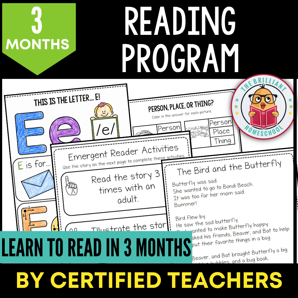 Reading Program - 3 Months