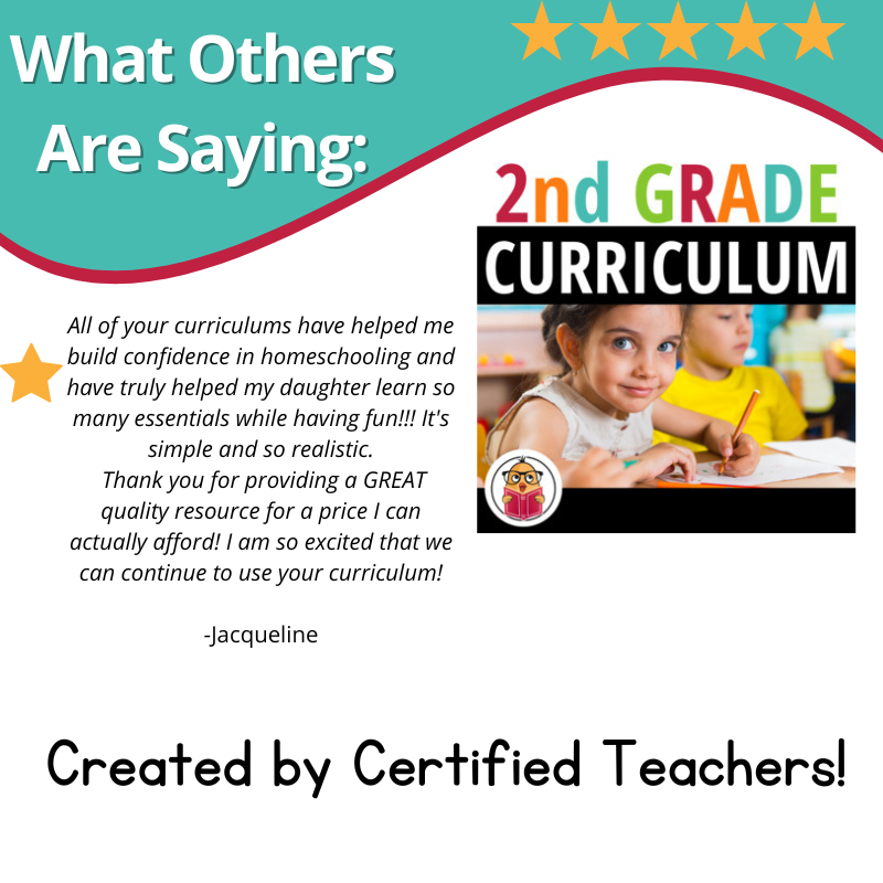 Second Grade Curriculum