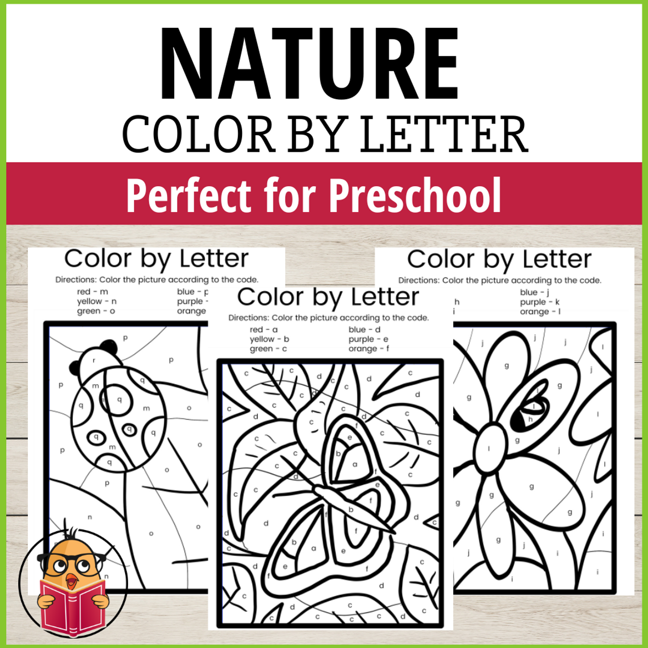 Nature Color by Letter