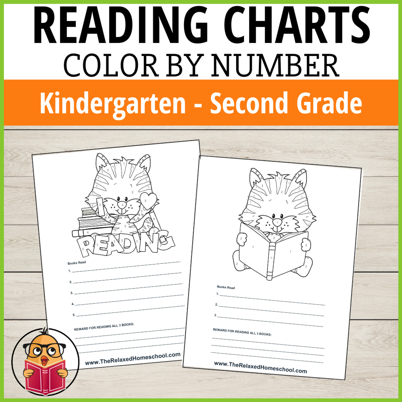 Reading Chart - Color By Number