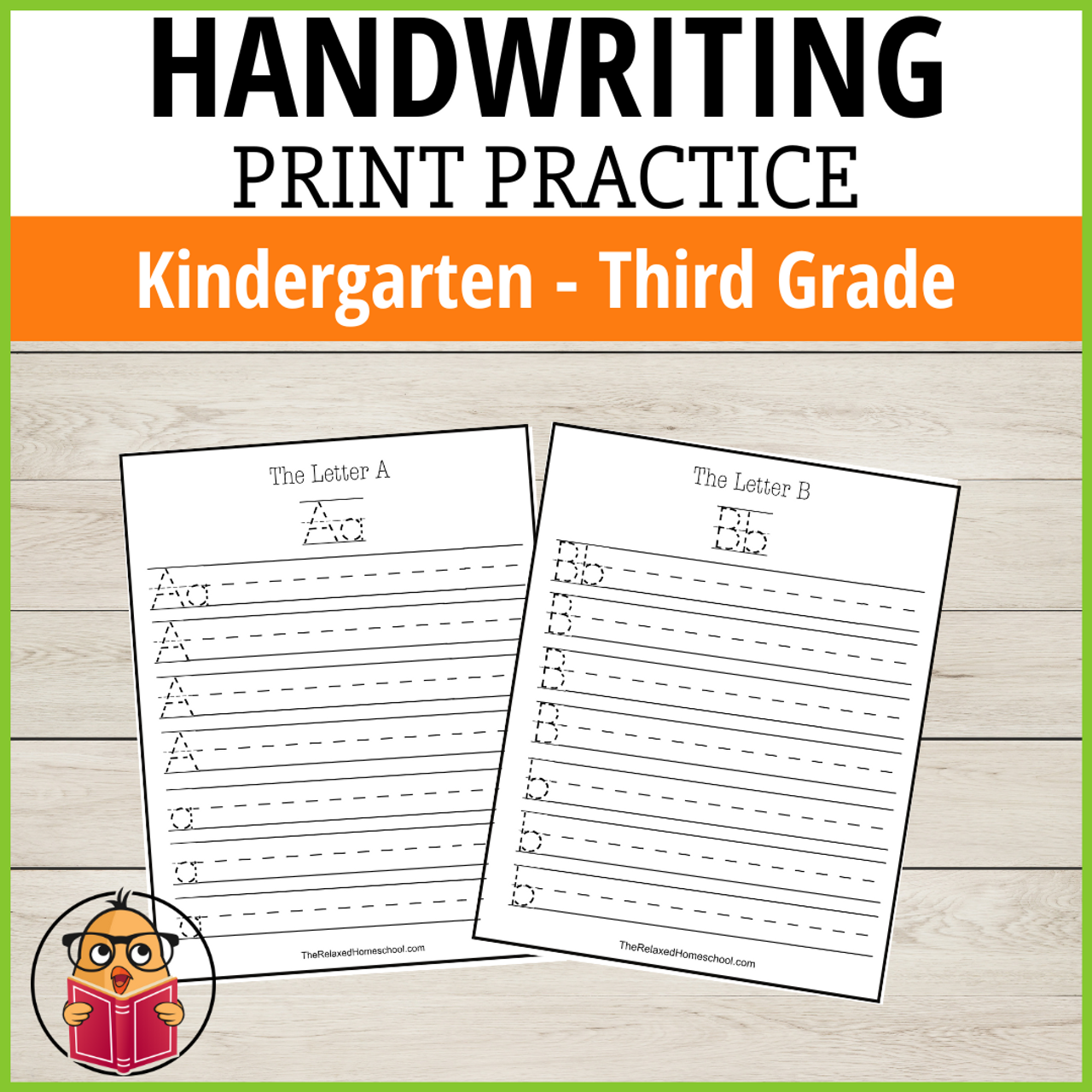 Handwriting Practice: Print - K - 3rd