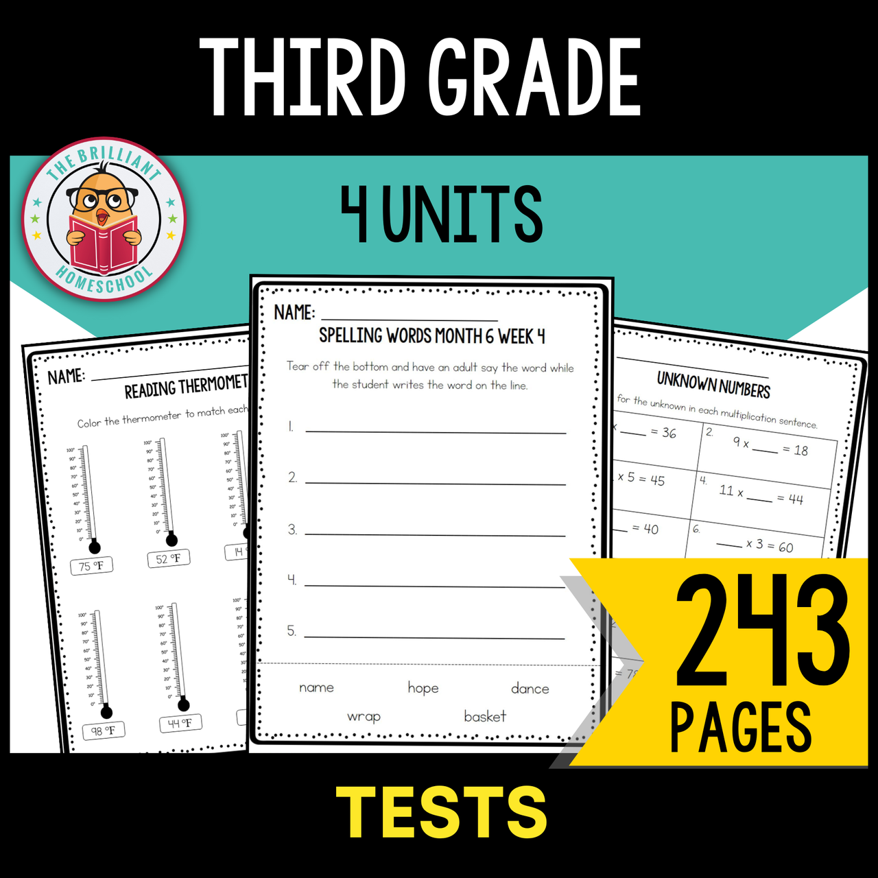 Third Grade Tests