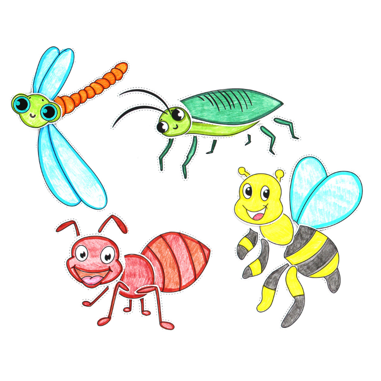 Letter of the Week Craft Packet - Insect-Themed