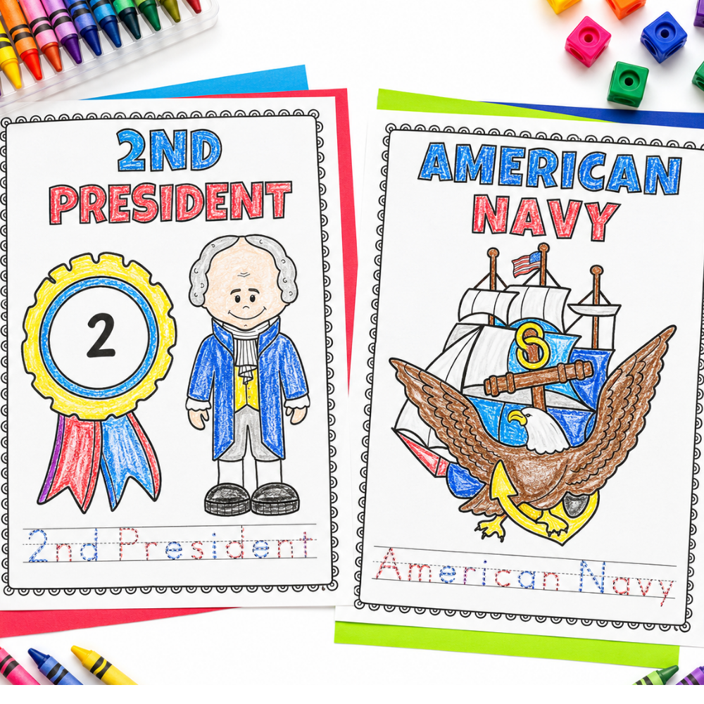 John Adams Coloring Book