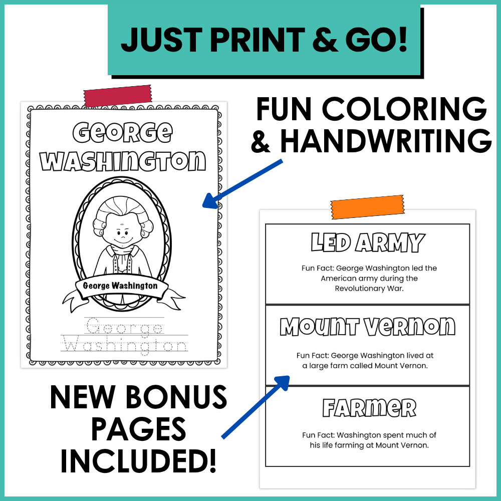 George Washington Coloring Book