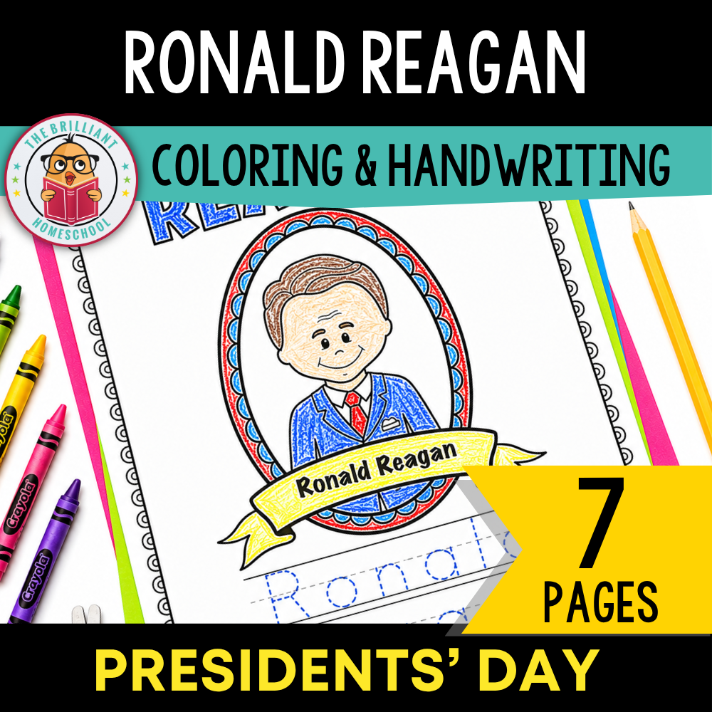 Ronald Reagan Coloring Book
