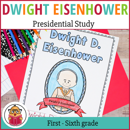 Dwight D. Eisenhower Coloring & Writing Book