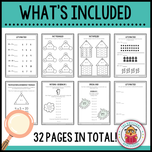 Division Math Practice Workbook | Homeschool & Teachers