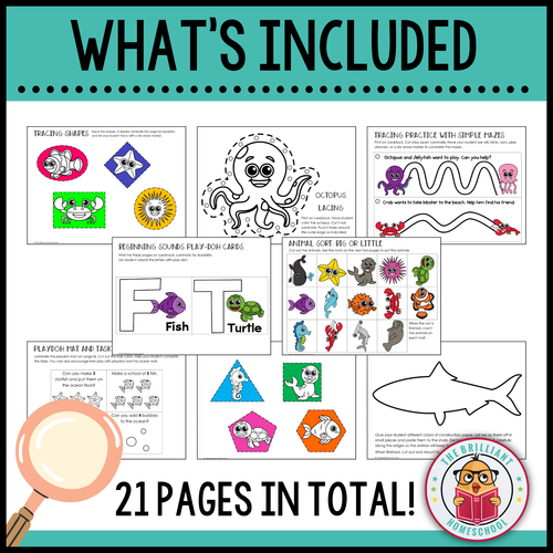 Fine Motor Skill Development: Ocean Theme