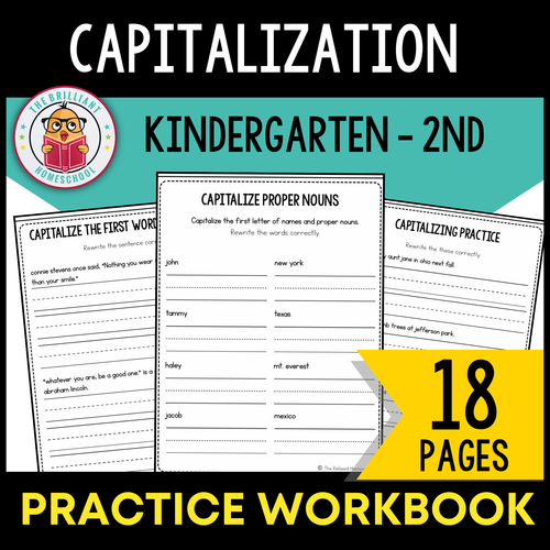 Capitalization Practice Worksheets