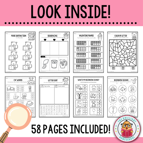 Valentines Day Preschool NO-PREP Activities