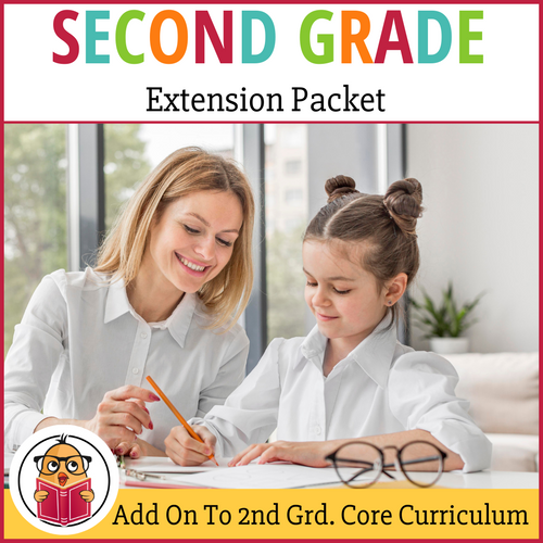 Second Grade Tests, Sight Word Books, & Math Games BUNDLE