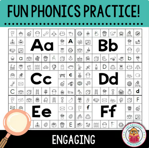 Letter Sounds Hole Punch Activity