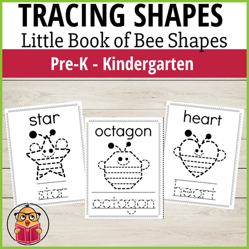 Shapes - Bee Theme DIY Book