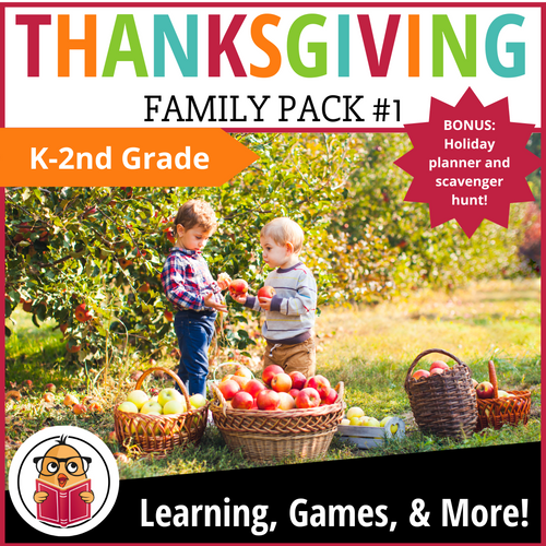 Thanksgiving Family Pack K-2nd