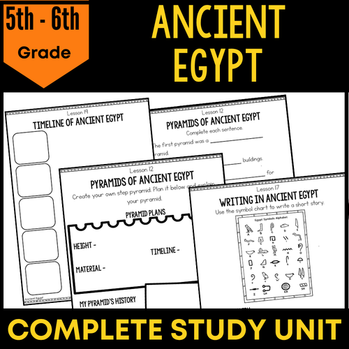 Ancient Egypt Unit Study for 5th–6th Grade