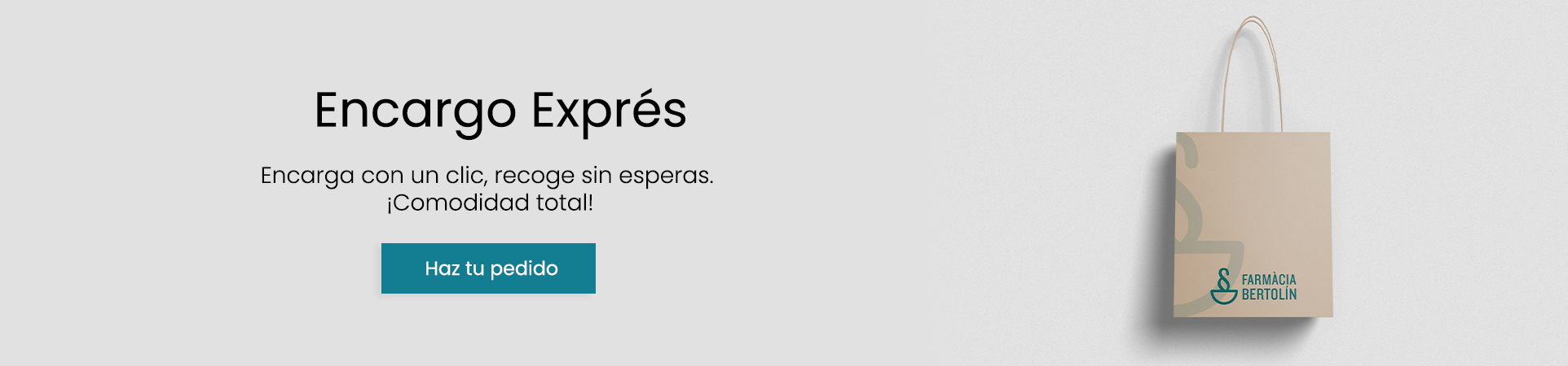 Encargo exprés en Farmacia Bertolin 