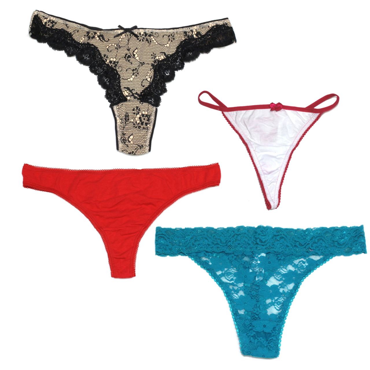 Wholesale Lot 25 50 100 Lace Thongs G-String Tangas Panties Underwear OS S M