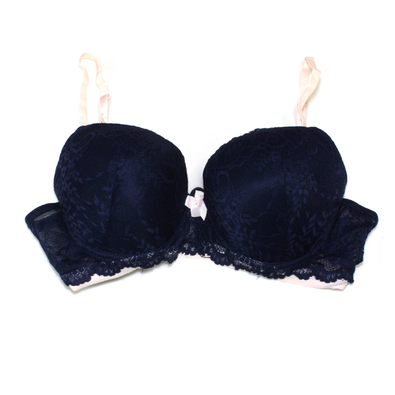 Buy Level 2 Push-Up Underwired Bra in Black- Lace Online India, Best  Prices, COD - Clovia - BR1966P13