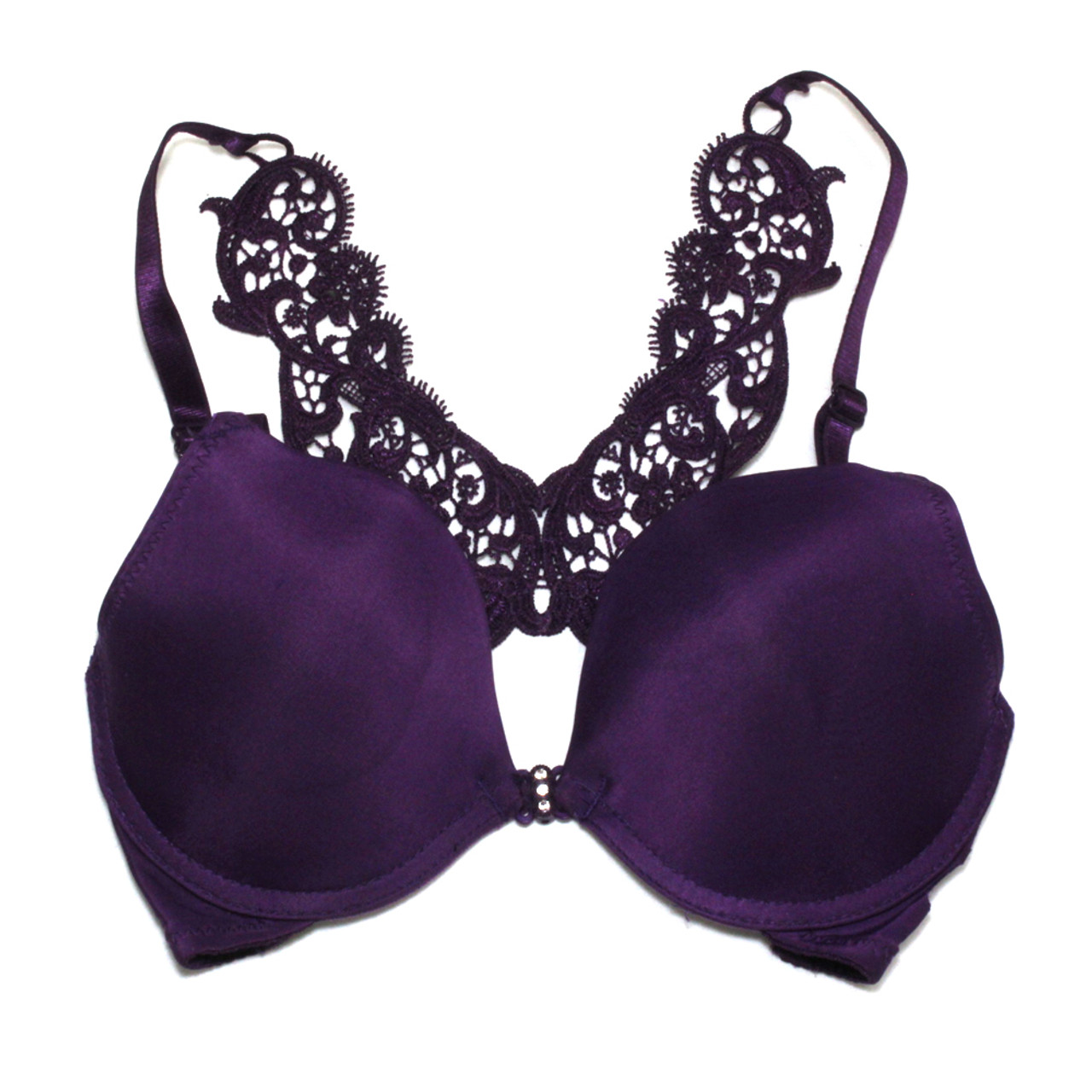 216 Wholesale Ettumamia Ladies Lace PusH-Up Bra - B CuP-Box Only - at 