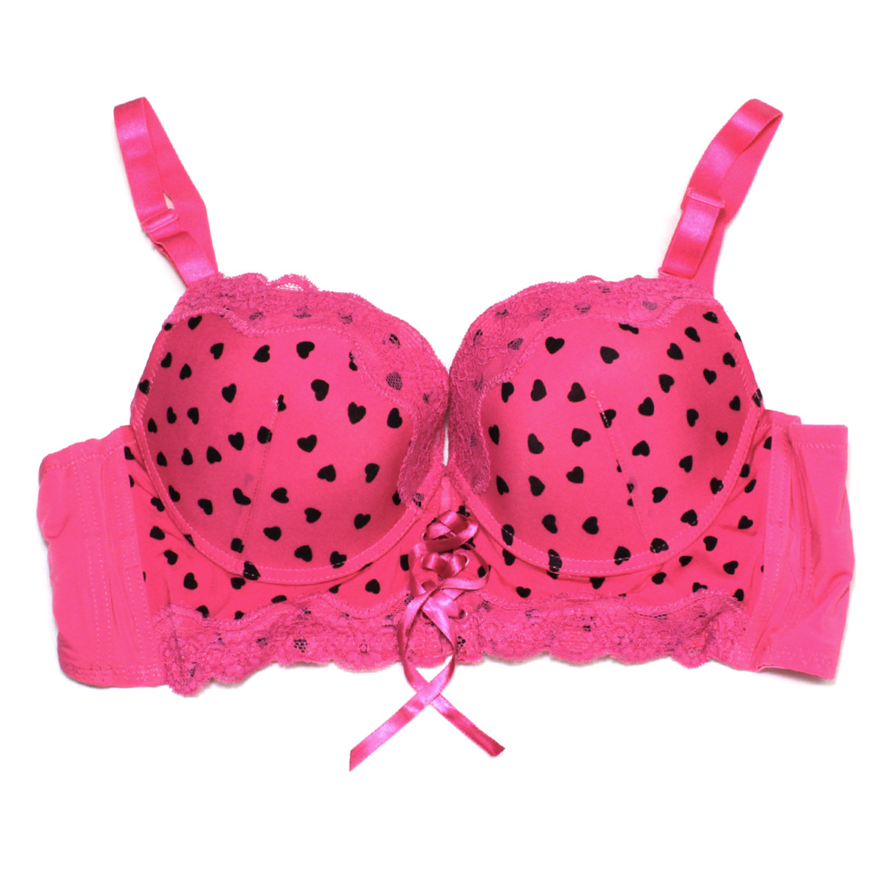 Buy Women's New Sexy 3-D Double Push-Up Padded Bra Many Colors and  Sizes,Pink Cheetah/Black,32B Online at desertcartINDIA