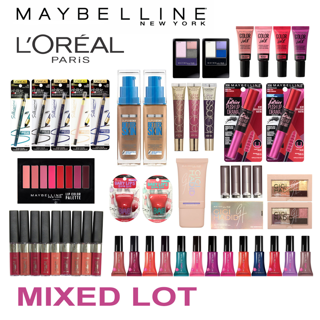 (100) Wholesale Closeout Liquidation Makeup Cosmetics ...