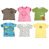 (62) Children Clothing Wholesale Mixed Styles Sizes Boy Girl Baby T-Shirts