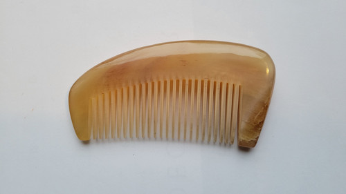 Small Massage Sheep Horn Comb, Birthday Gift, Last Minute Gift, Unique Gift