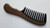 Eiko Wood/Horn Comb w/Handle (Wide Teeth)