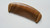 Classic wooden comb from arakicrafts - left diagonal view