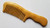 Hikaru Wood Comb w/Handle (Wide Teeth)