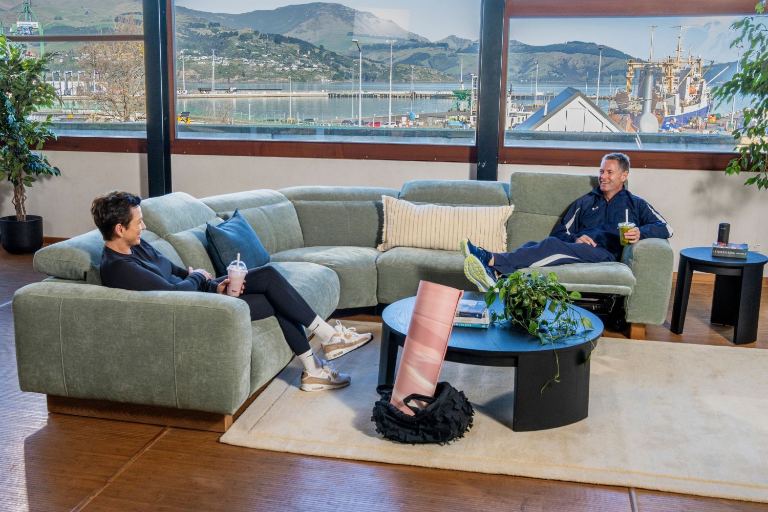 Harlow modular sofa styled in a living room