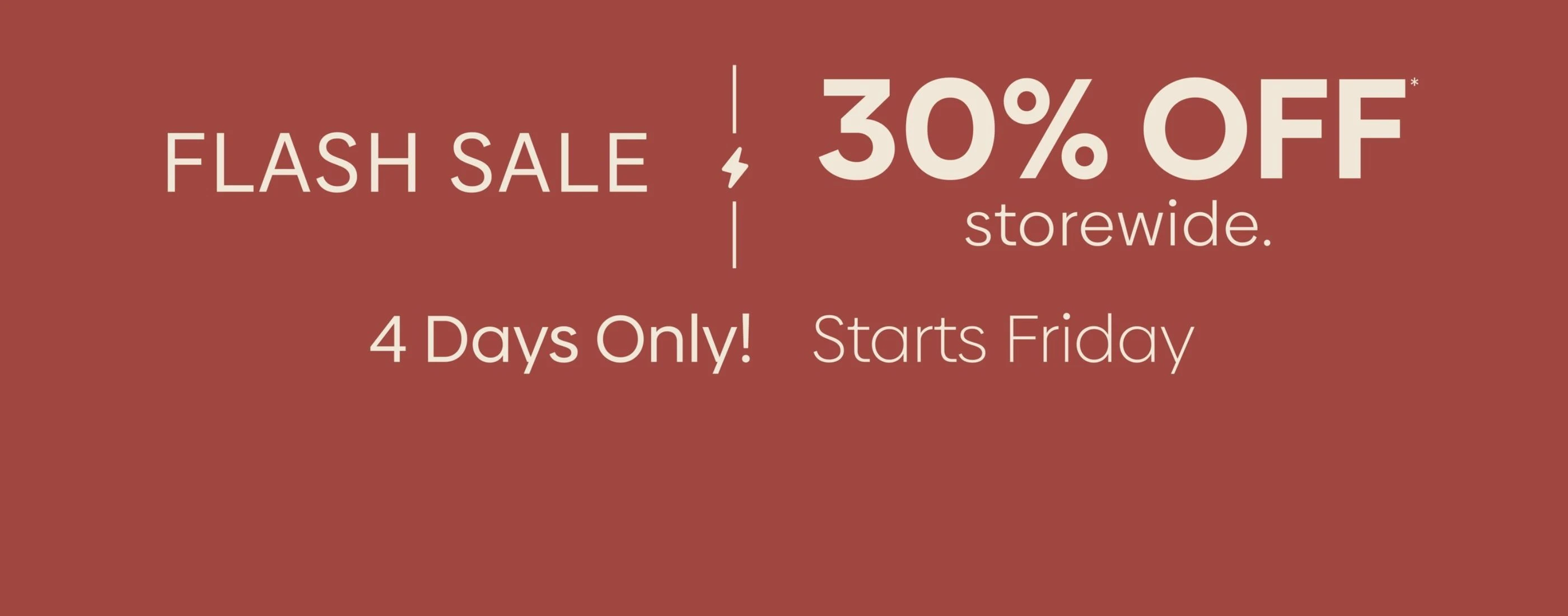 Hunter Home Flash Sale - 30% Off Storewide