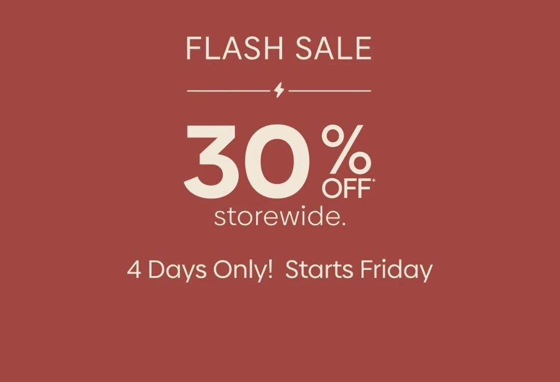 Hunter Home Flash Sale - 30% Off Storewide